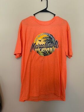 Margaritaville Sunset Orange Crewneck Tee